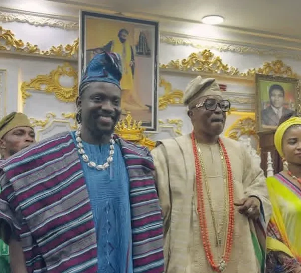 VeryDarkMan Receives Traditional Title From Oluwo of Iwo