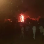 Late-Night Fire Engulfs Filling Station in Abuja