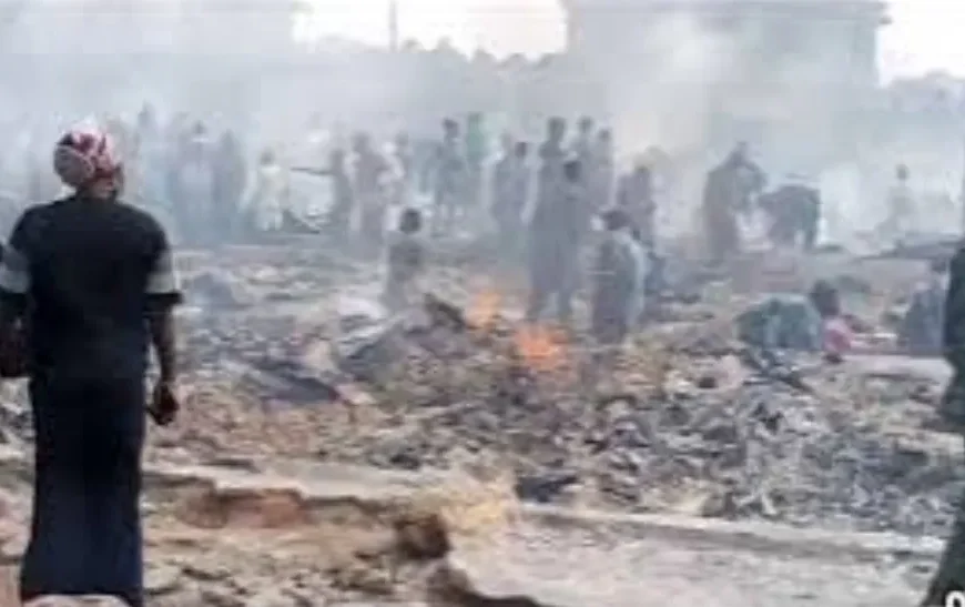 Explosion Sparks Devastating Fire, Wipes Out Hundreds of Shops in Ibadan