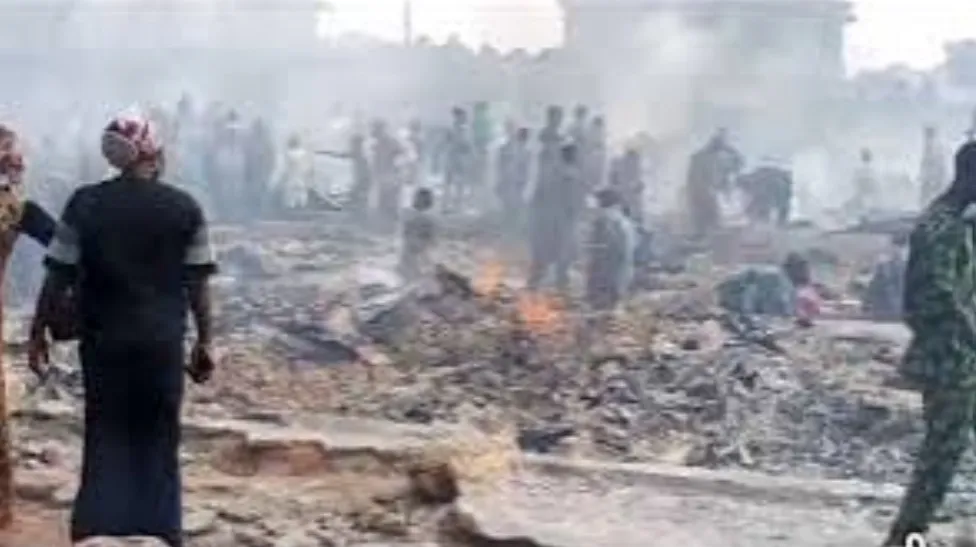 Explosion Sparks Devastating Fire, Wipes Out Hundreds of Shops in Ibadan