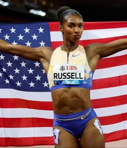 Masai Russell Ends Tobi Amusan’s Four-Year World Record Reign in Zurich
