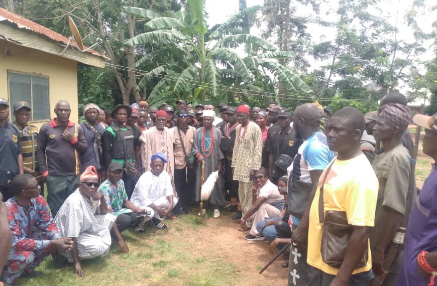 Iru Ekun Exco Holds Community Meeting in Iffe/Ijumu, Kogi State, Focuses on Security and Community Development